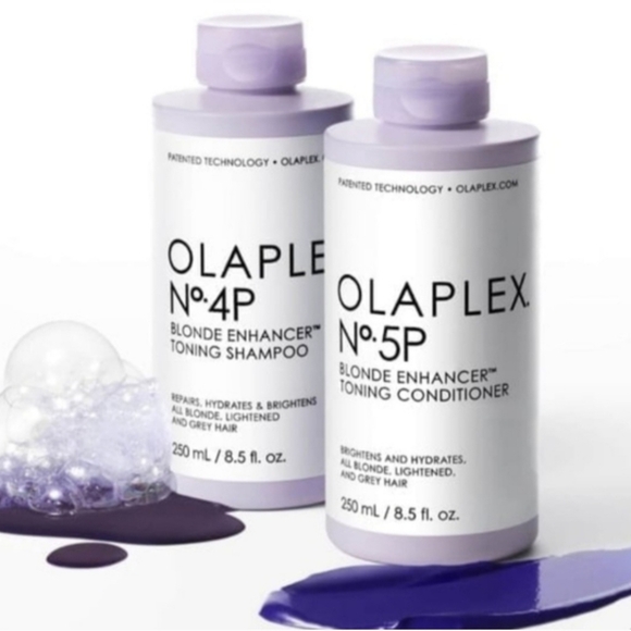 OLAPLEX Other - NWT FULL SET OLAPLEX No.4P & No.5P Blonde Enhancer Duo - White & Violet Accents
